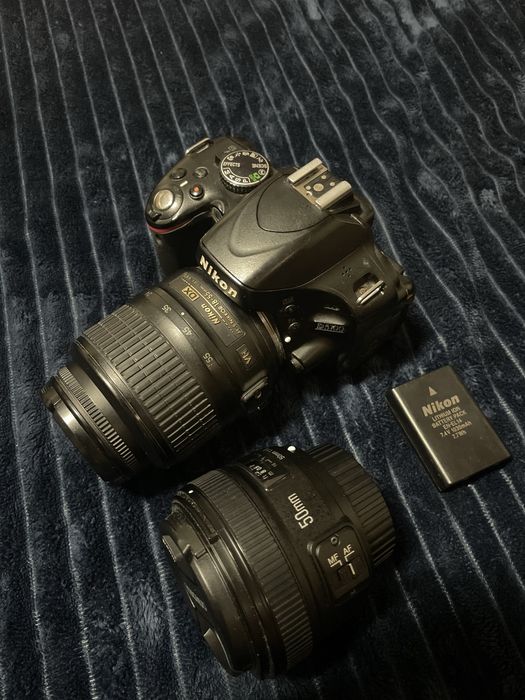 Nikon d5100 usada lente nikon 18-55 e lente yongnuo 50mm