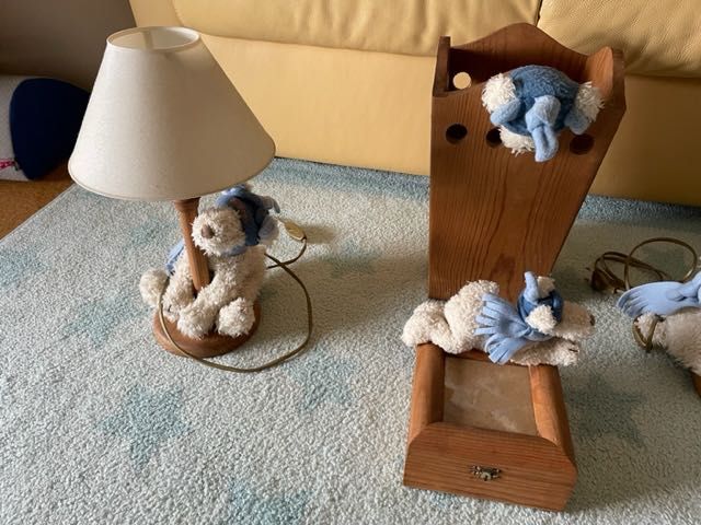 Items de madeira para quarto de criança