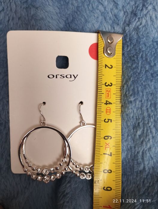 Kolczyki koła cyrkonie