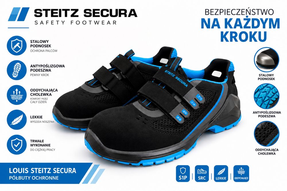 Louis Steitz Secura  PREMIUM buty robocze r44