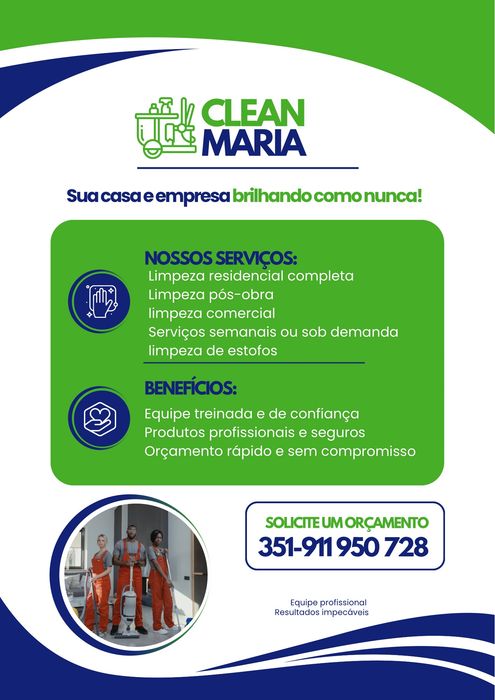 Clean Maria serviços de limpezas