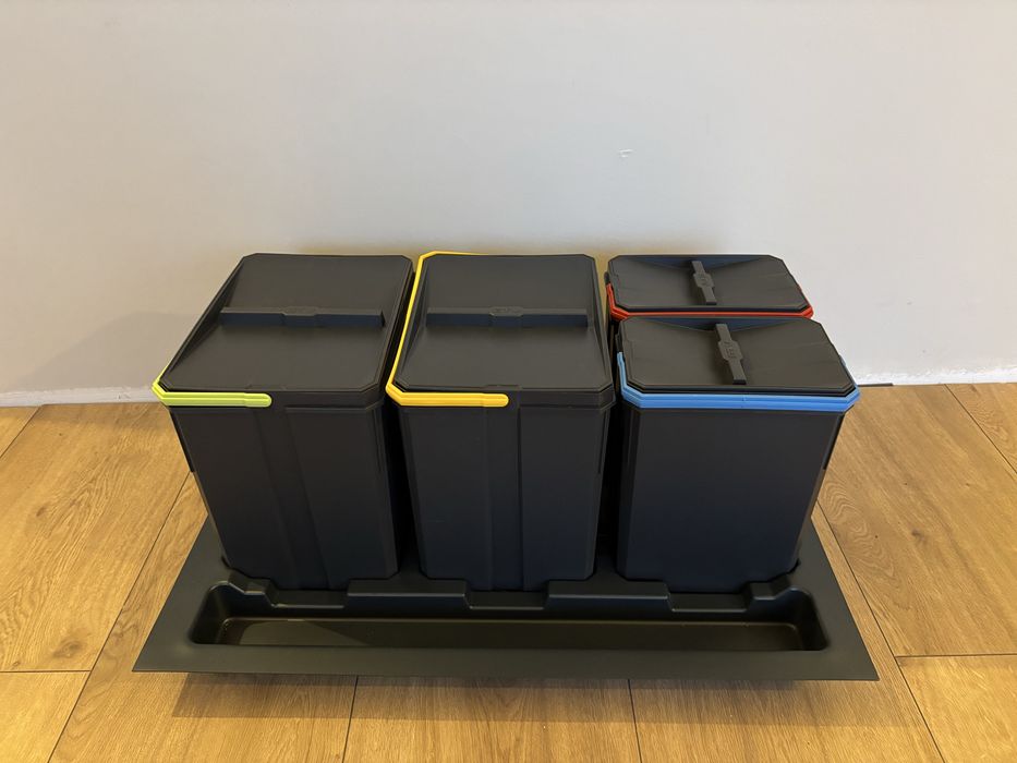 Pojemniki do segregacji GTV AxiSpace, szerokość szuflady 80 cm