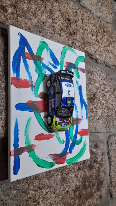 Quadro Moldura 3D Rally – Decoração Premium para Fãs de Automobilismo