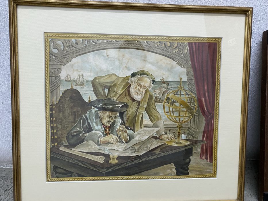 Gravuras 3-antigas c caixilhos de gr qualidade/antiguidade )novas