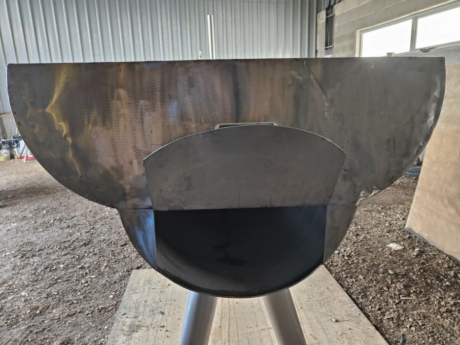 Fogareiro/churrasqueira inox