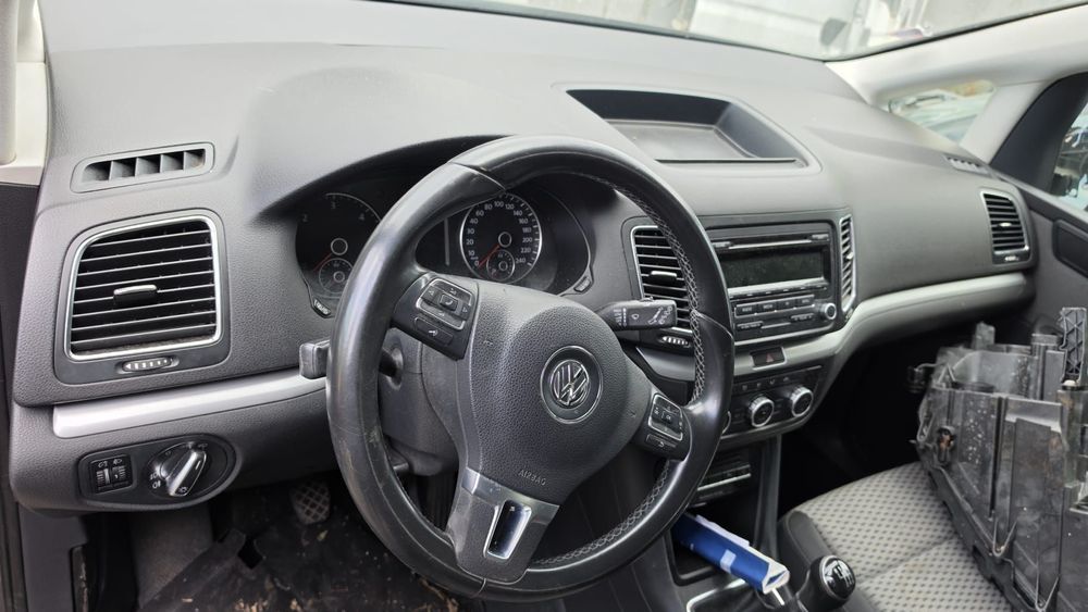 Tablier com airbags e cintos vw sharan 7n