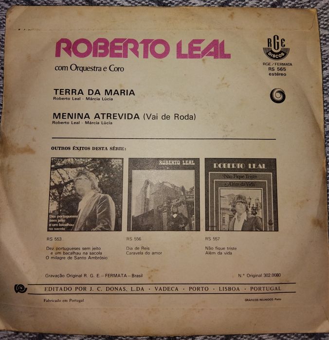 Vinil de Roberto Leal