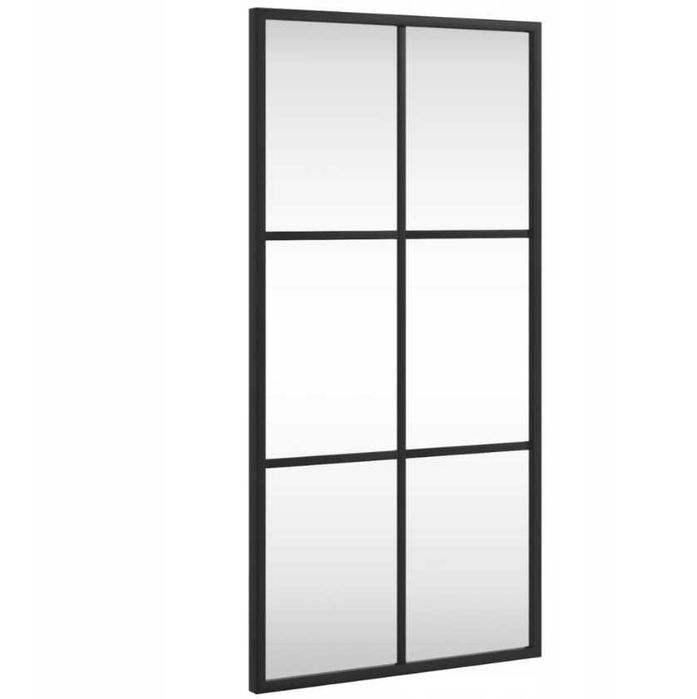 LUSTRO ŚCIENNE CZARNE 60x30CM prostokątne do łazienki łazienkowe