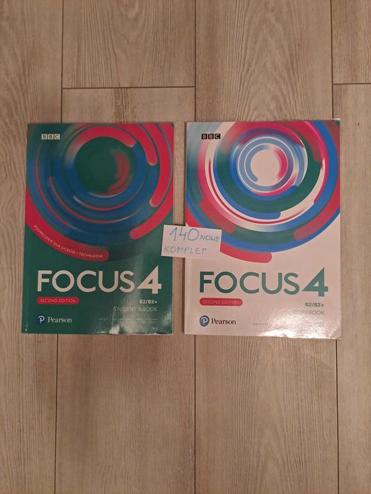 FOCUS 4 książka i ćwiczenia nowe