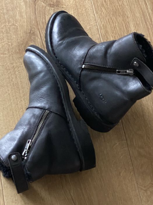 Ugg welna buty botki 38 damskie czarne