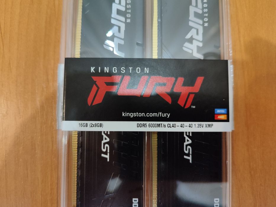 Оперативна пам'ять Kingston Fury DDR5-6000 2x8 Gb