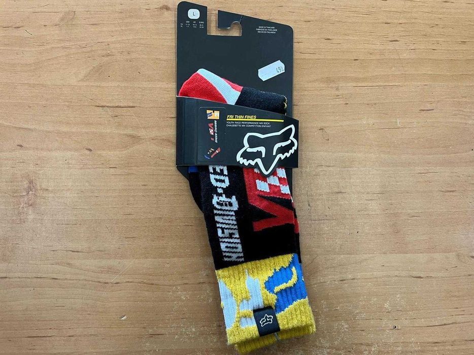 Skarpety dziecięce FOX kolor żółte czerwone czarne rozmiar L