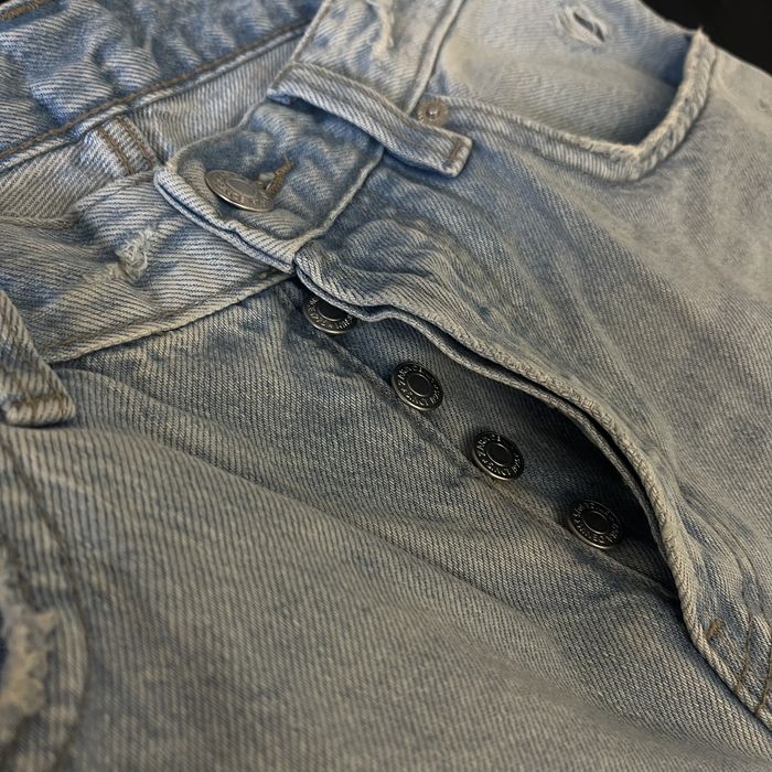 Zara Calças de Ganga 38