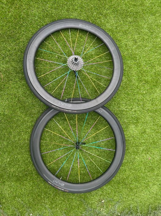Rodas HUNT 50 Carbon Wide Aero - Oil Slick