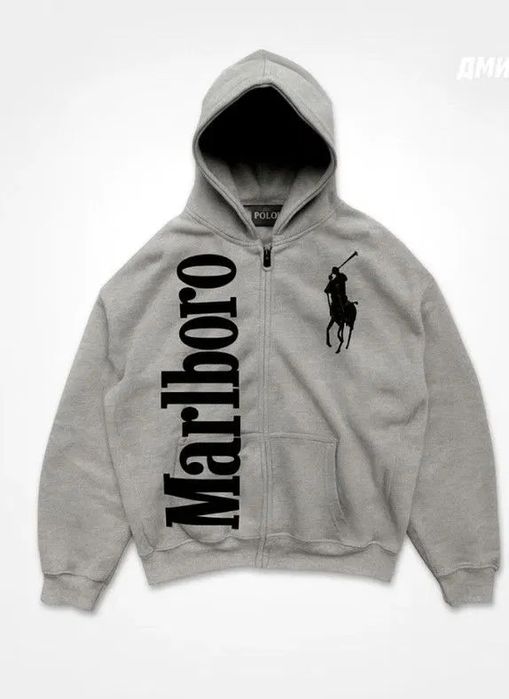 トップス 90s Polo Ralph Lauren Zip Hoodie Зіп-худі Marlboro Polo Ralph Lauren зіпка поло ральф лорен: 899