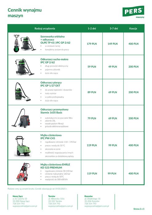 Wynajem Zmywarka do podłóg CT45 zasilana sieciowo wypożyczalnia