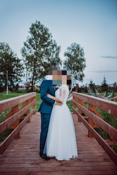 Suknia ślubna, bolerko, welon, podwiązka gratis!