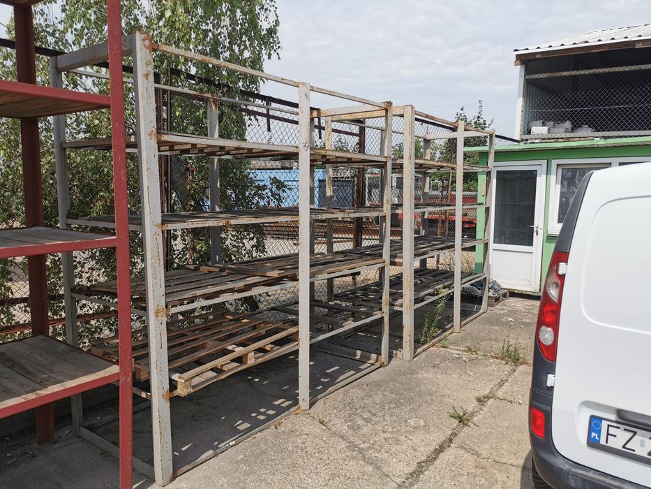 Regały magazynowe paletowe mocne duże spawane