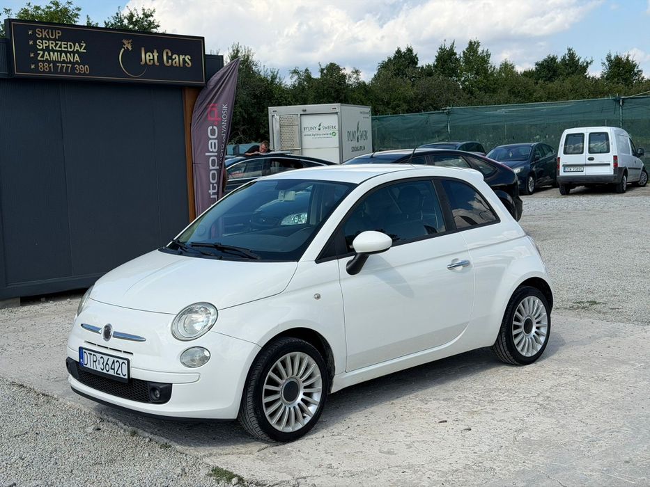 Fiat 500  1.2 Benzyna/2008r/Klima/Raty/Półskóra/Alufelgi/Zamiana