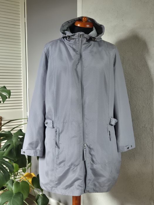 Lekka kurtka z kapturem maxi blue  roz.52. XXL