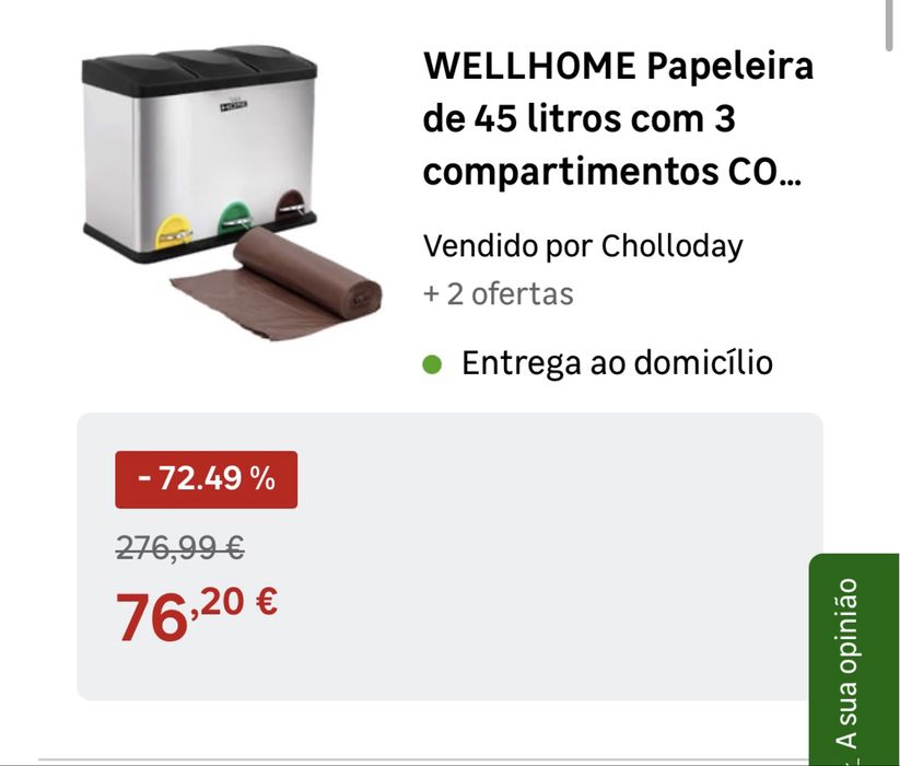 Separador de lixo