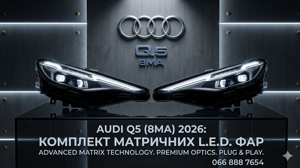 Audi Q5 SQ5 8MA Matrix LED фари оригінал Європа передні