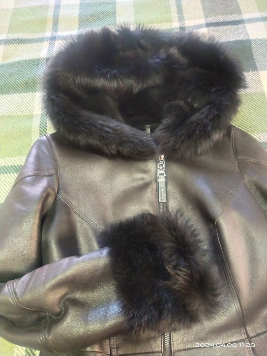 Продам шкіряну Дублянку 44р(S)