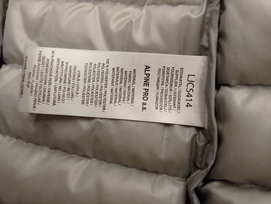 Kurtka puchowa Alpine pro rozmiar M