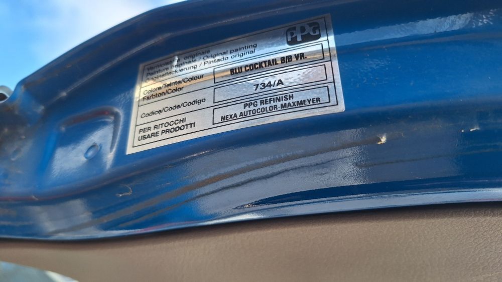 Klapa maska Fiat Panda