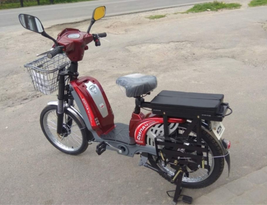 Велосипед силач з новою батареєю