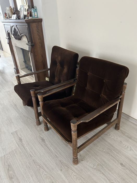 Komplet 2 fotele vintage