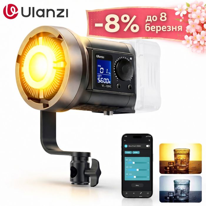 Відеосвітло Ulanzi VL-120C 120 Вт RGB | комплекти для фото відео