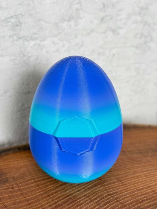 Figurka smocze Jajo otwierane, druk 3D – unikalna dekoracja, gładkie