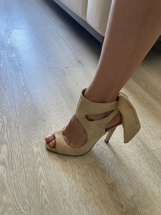 Sandalias camurça