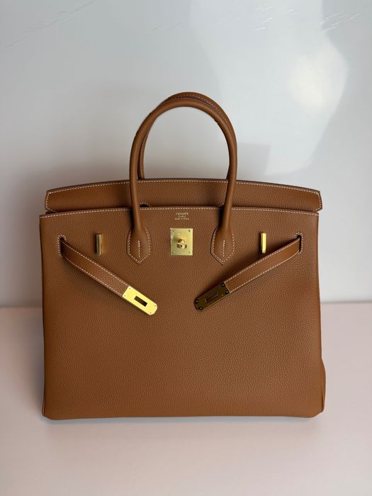 Hermes Birkin B35 Gold Togo