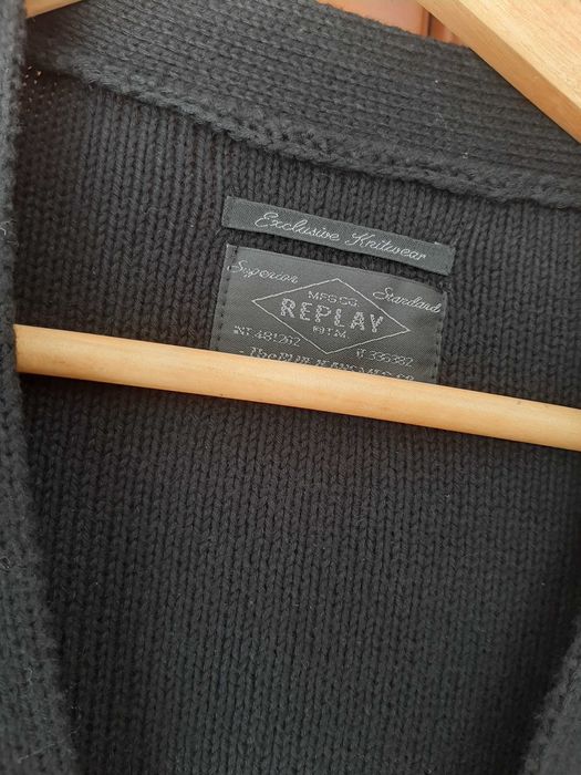 Sweter kardigan zapinany męski