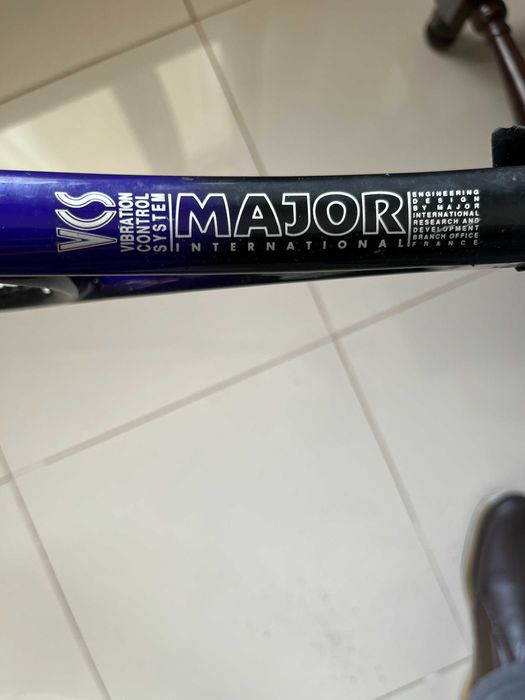 Raquete ténis Major Delta Composite  rede branca - usada