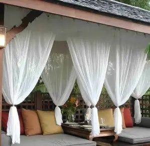 Штори для альтанки.