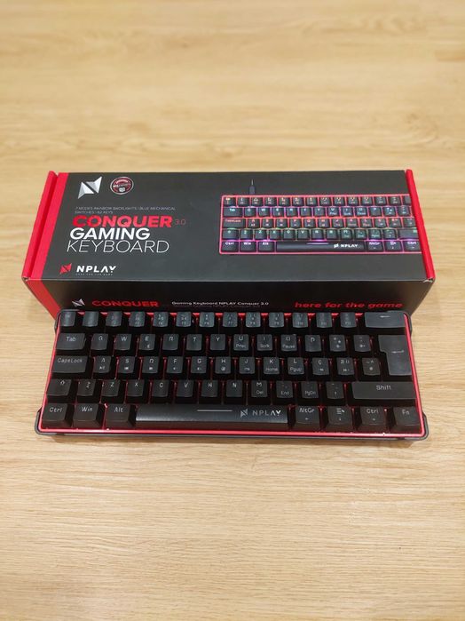 N PLAY Conquer 3 0 RGB teclado 60 Santo Ant nio Dos Olivais OLX pt