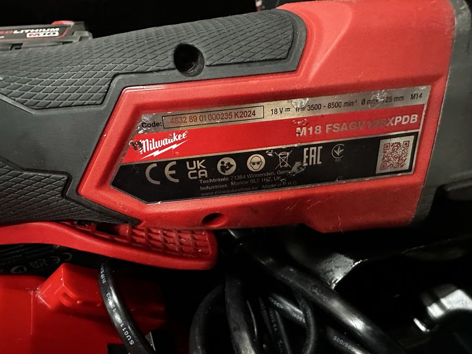 Milwaukee  M18 FSAGV125XPDB Szlifierka