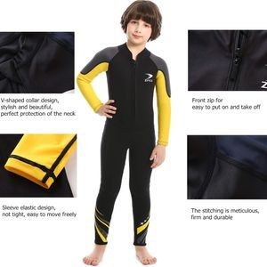 ZCCO Kids Neoprenowy strój kąpielowy 2,5 mm Thermo dla chłopców i