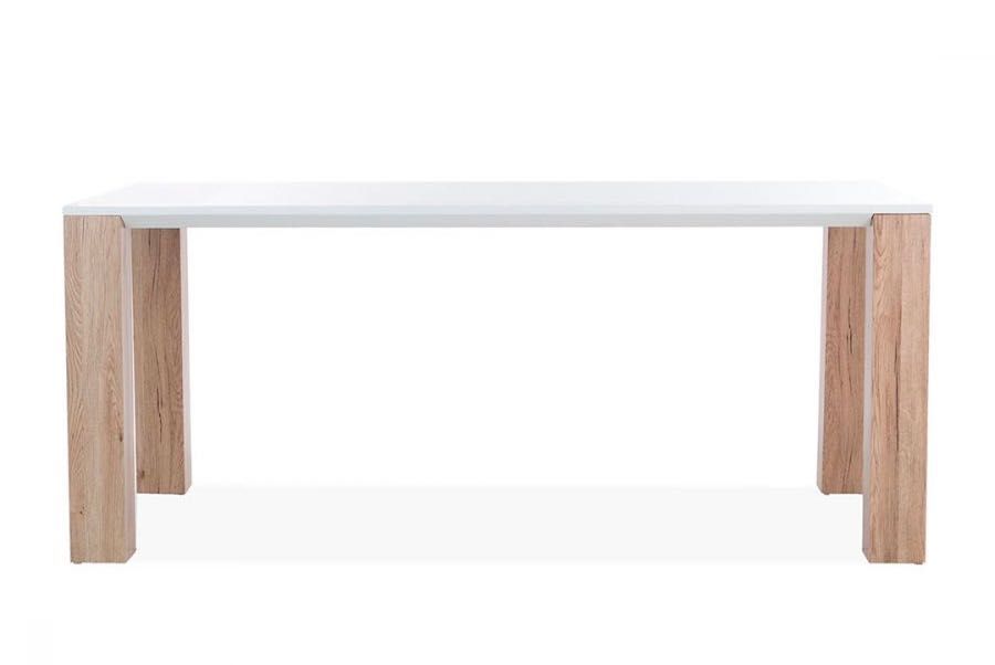 Mesa de jantar PURE em MDF branco
