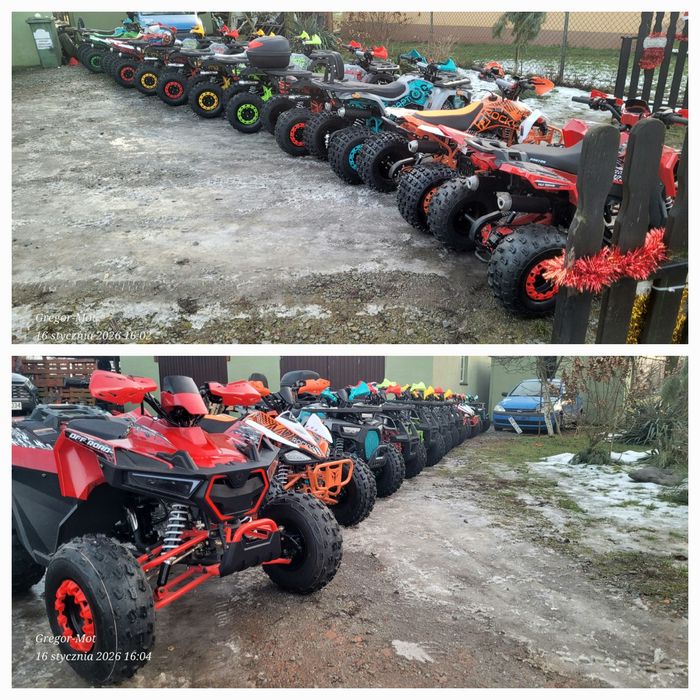 Wyprzedaz nowych markowych quadów 125 barton thor rocky terrax