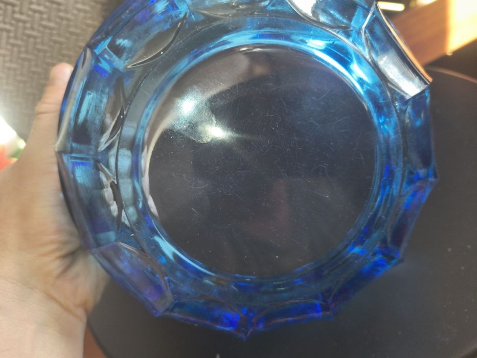 Stara misa art Deco niebieska