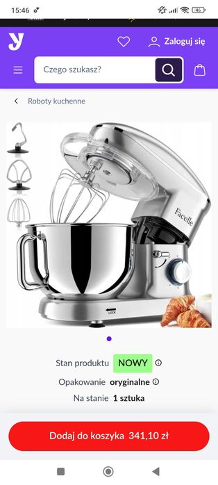 Robot planetarny Facelle SM-1519U 6.2L