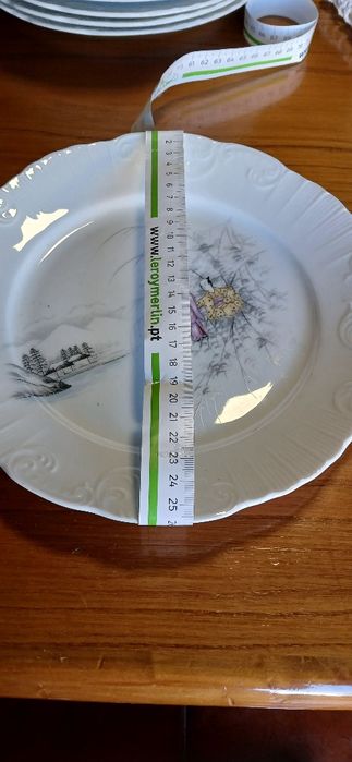 Prato raso Vista Alegre, antigo