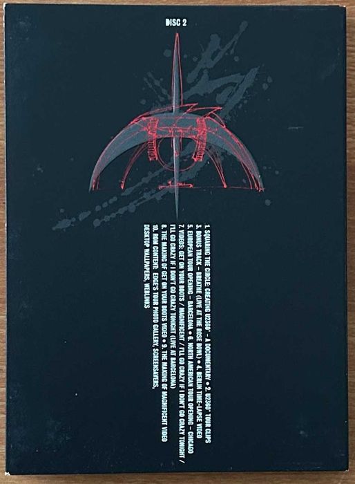 U2 - 360' at the Rose Bowl - 2009 - DVD x 2