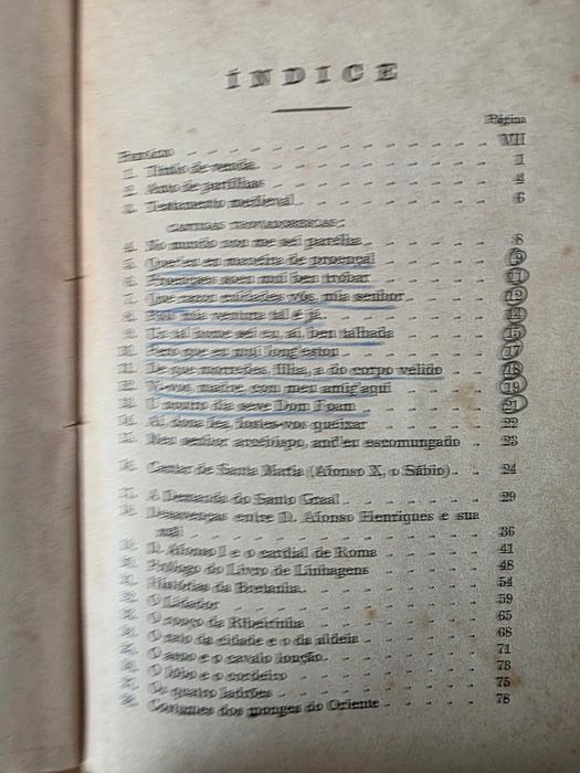 Livro "Crestomatia Arcaica" de Rodrigues Lapa