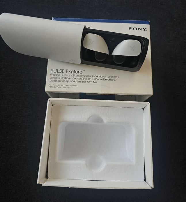 Como Novos e em caixa. Sony PULSE Explore V2 Auriculares Sem Fios para PS5 Brancos