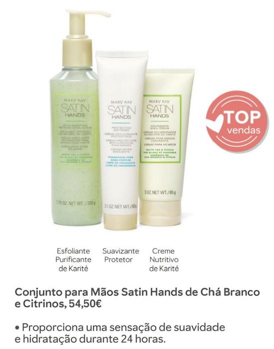 Cuidado de Mãos (Chá Branco, Karité e Citrinos)